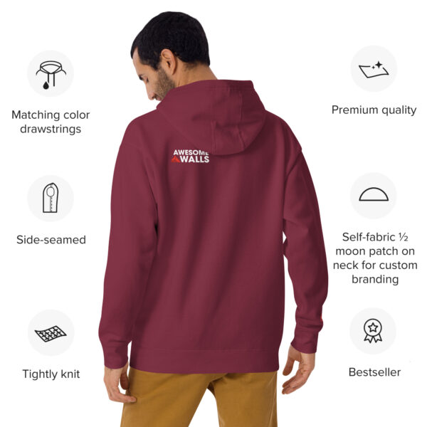 Awesome Walls - Unisex Hoodie - Image 2