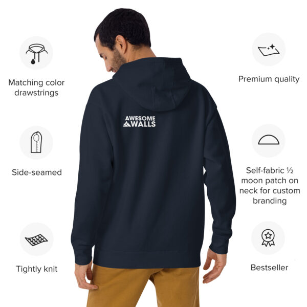 Awesome Walls - Unisex Hoodie - Image 4