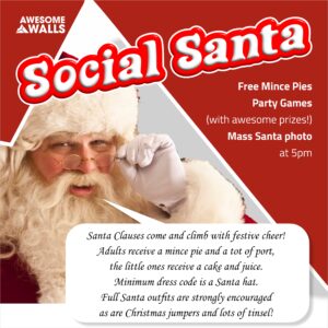 Social Santa at Awesome Walls