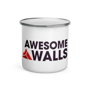 Awesome Walls - Enamel Mug