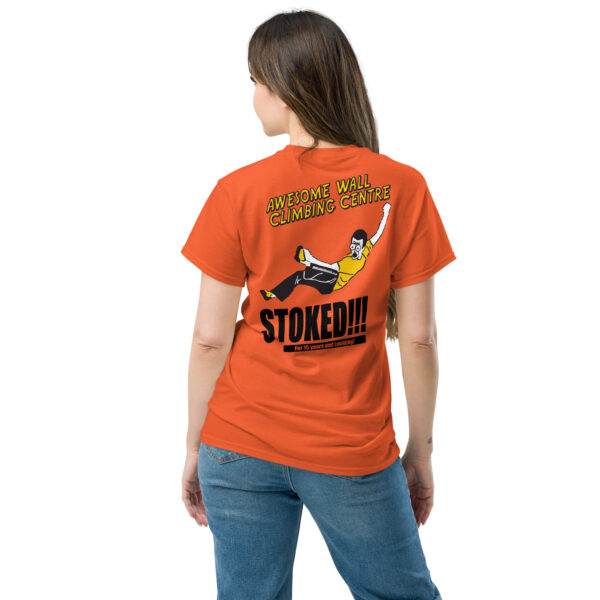 Awesome Walls - STOKED - Unisex classic tee - Image 3