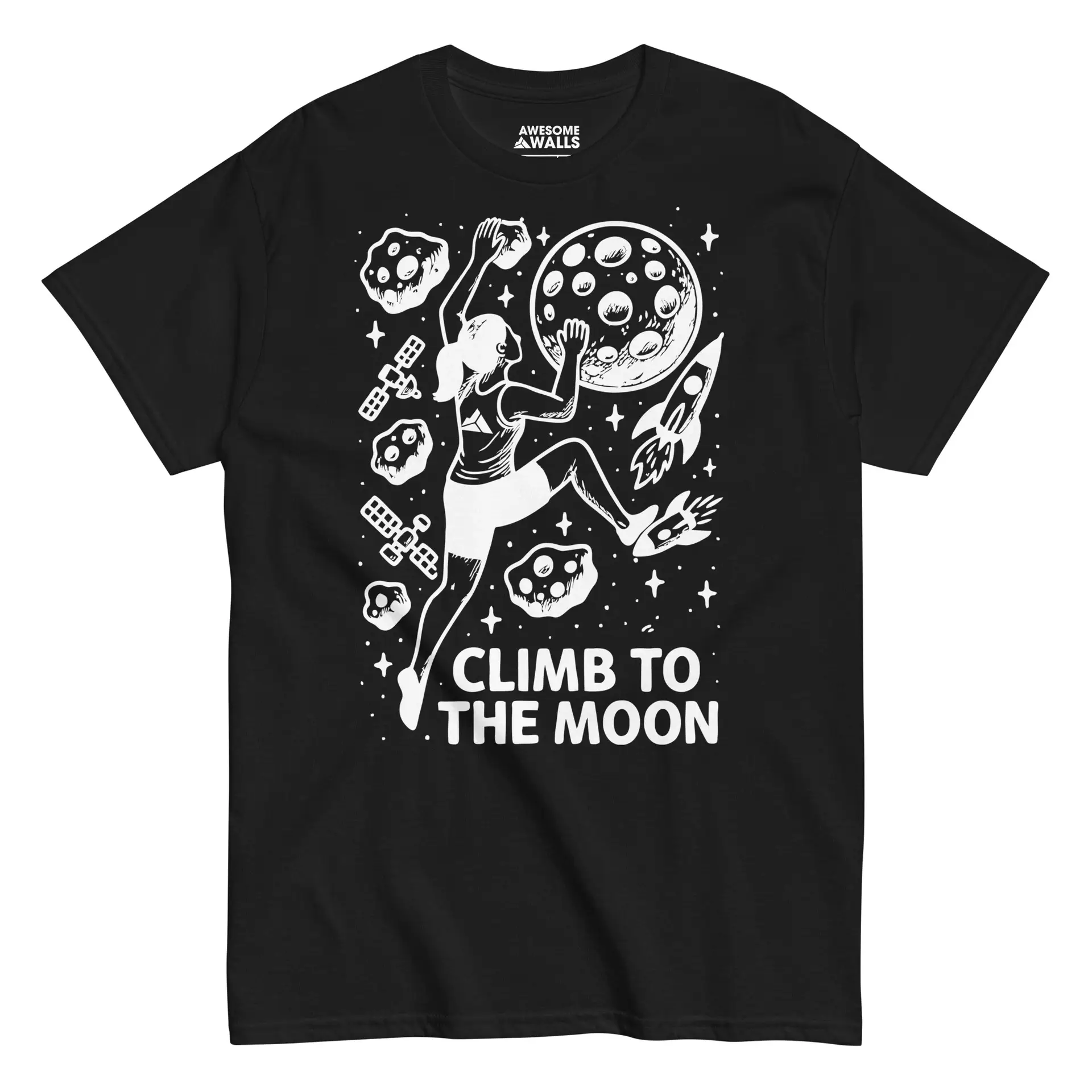 Awesome Walls - Climb to the Moon Tee