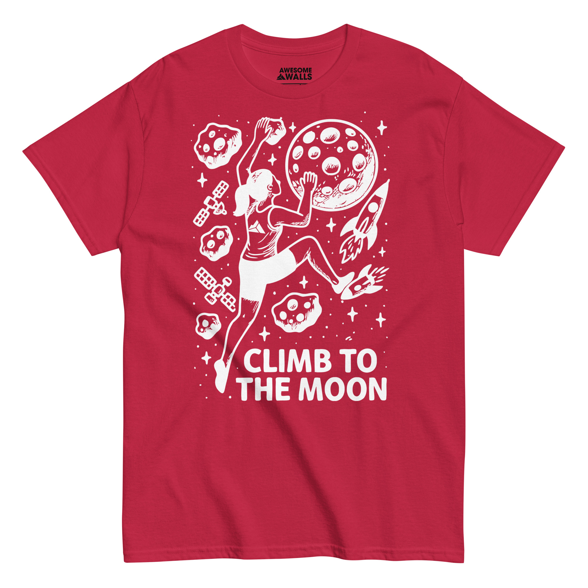 Awesome Walls - Climb to the Moon Tee - Image 13