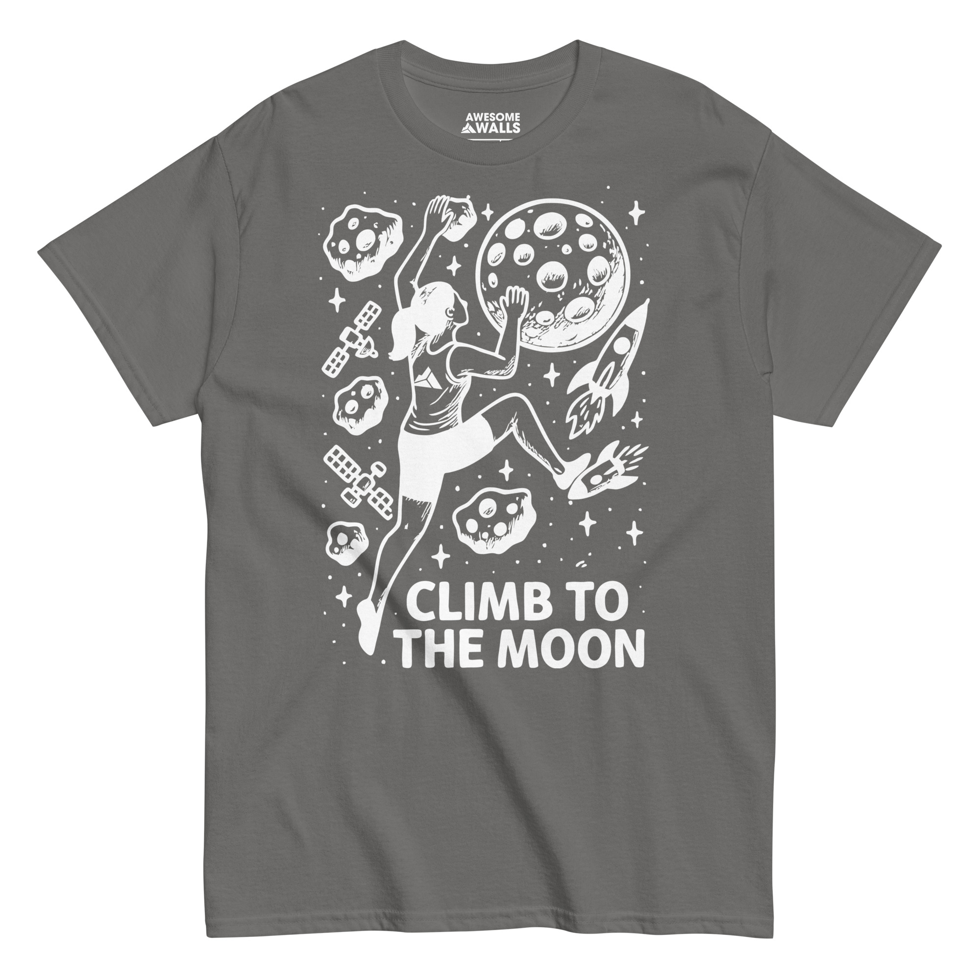 Awesome Walls - Climb to the Moon Tee - Image 19