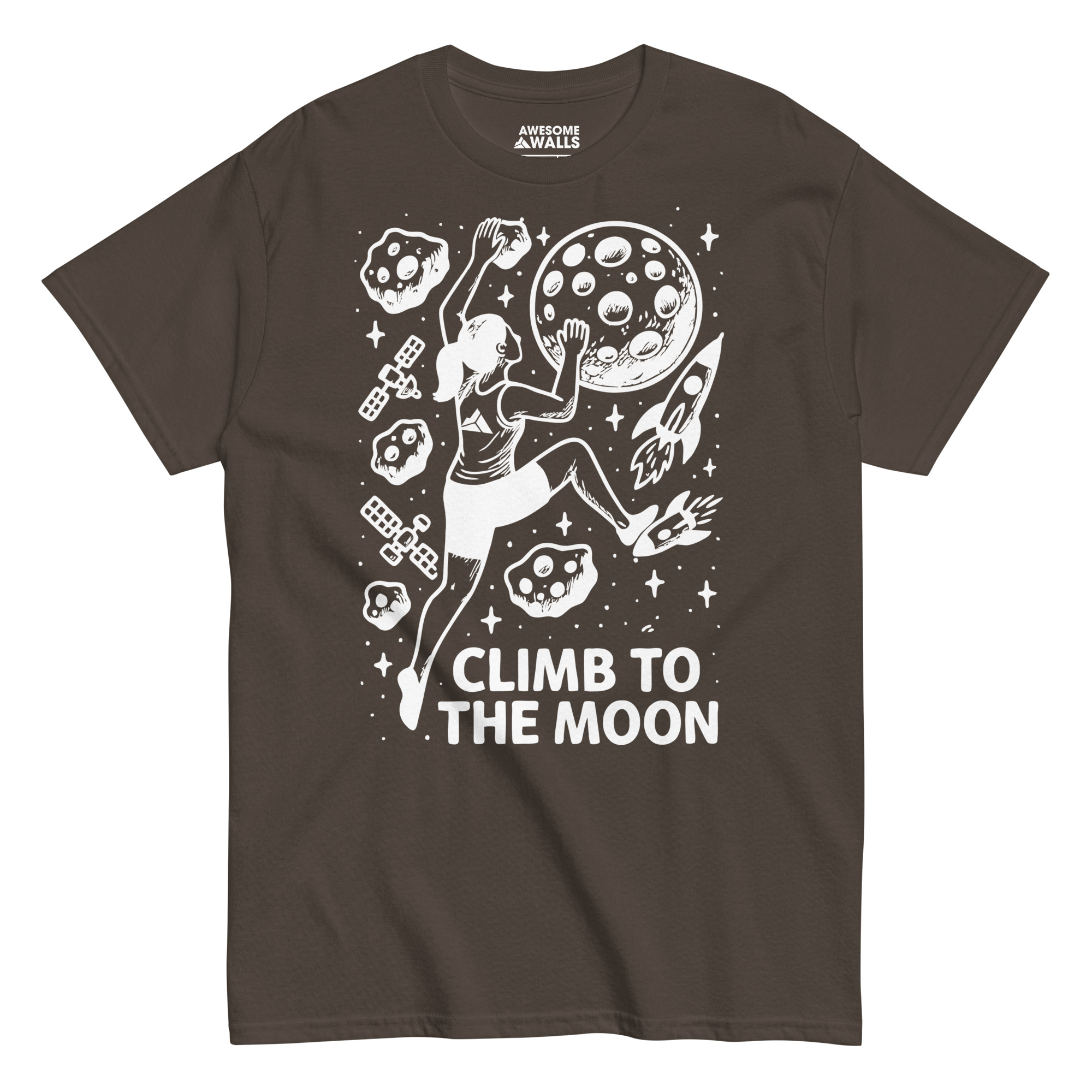 Awesome Walls - Climb to the Moon Tee - Image 11