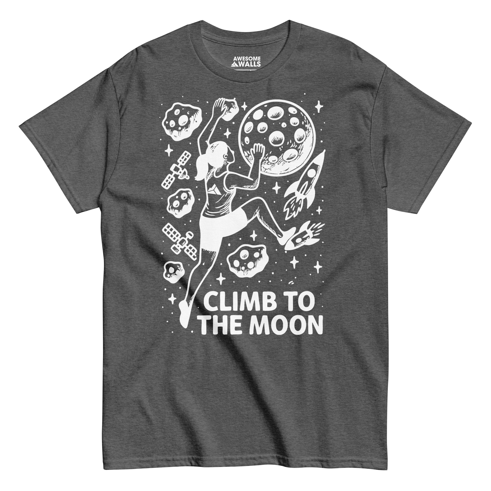 Awesome Walls - Climb to the Moon Tee - Image 17