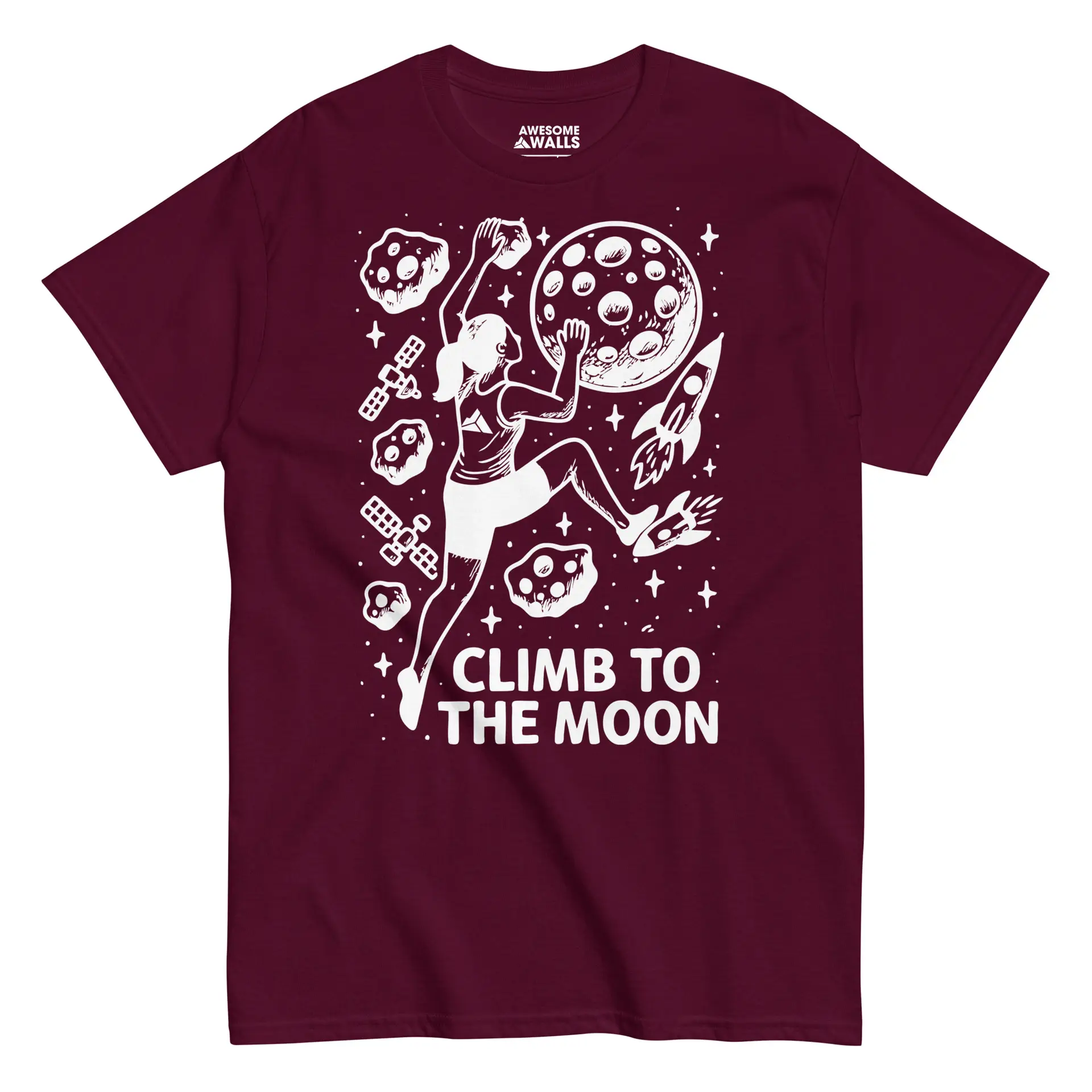 Awesome Walls - Climb to the Moon Tee - Image 2