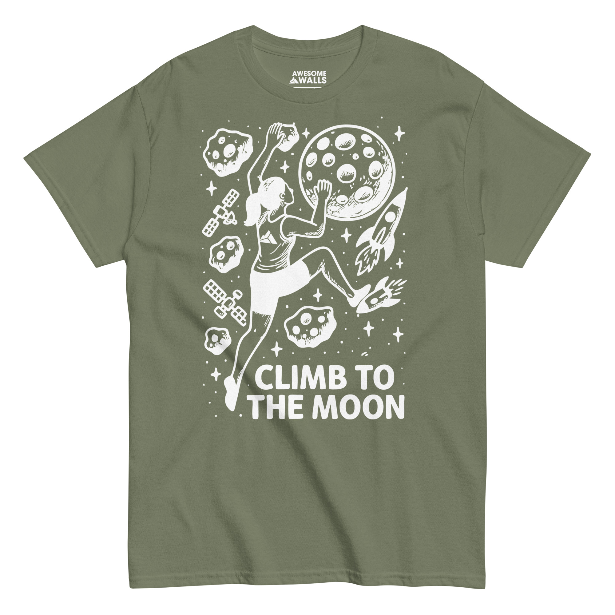 Awesome Walls - Climb to the Moon Tee - Image 21