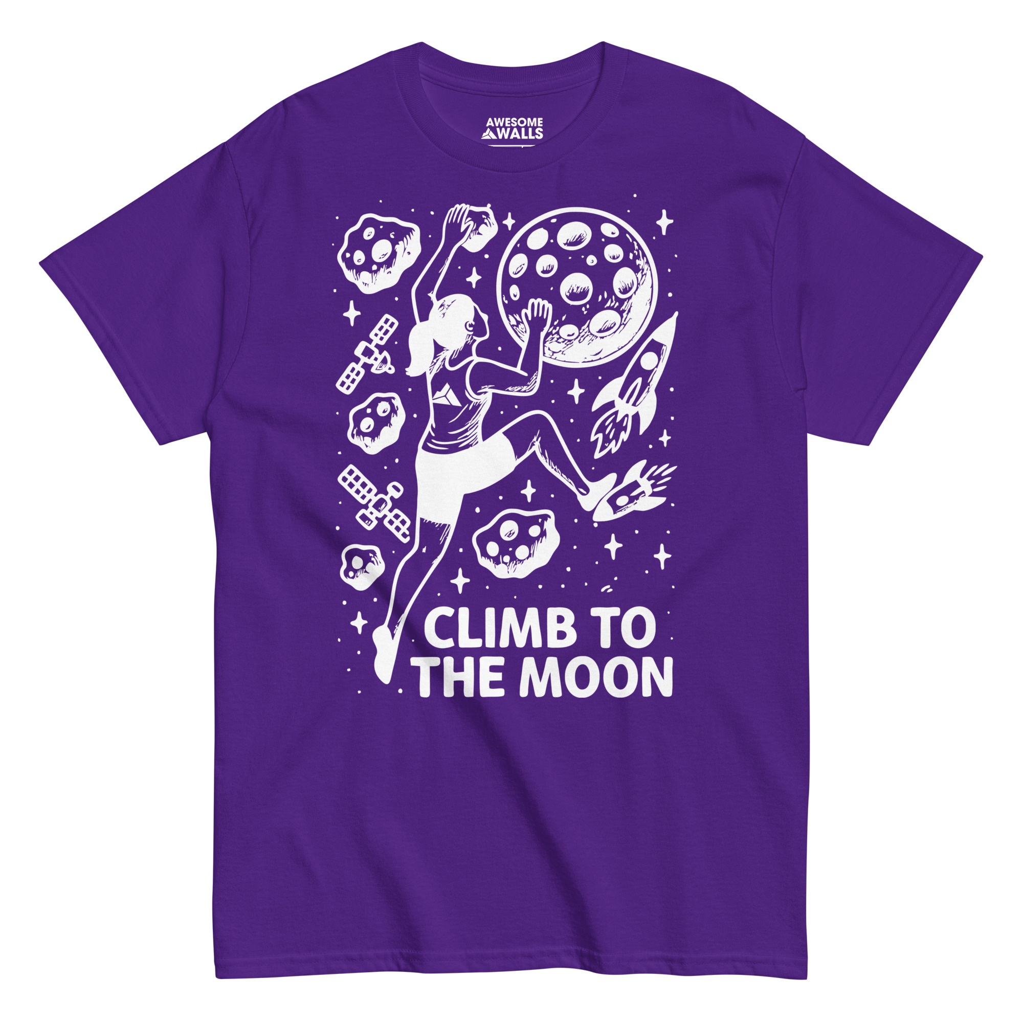 Awesome Walls - Climb to the Moon Tee - Image 7