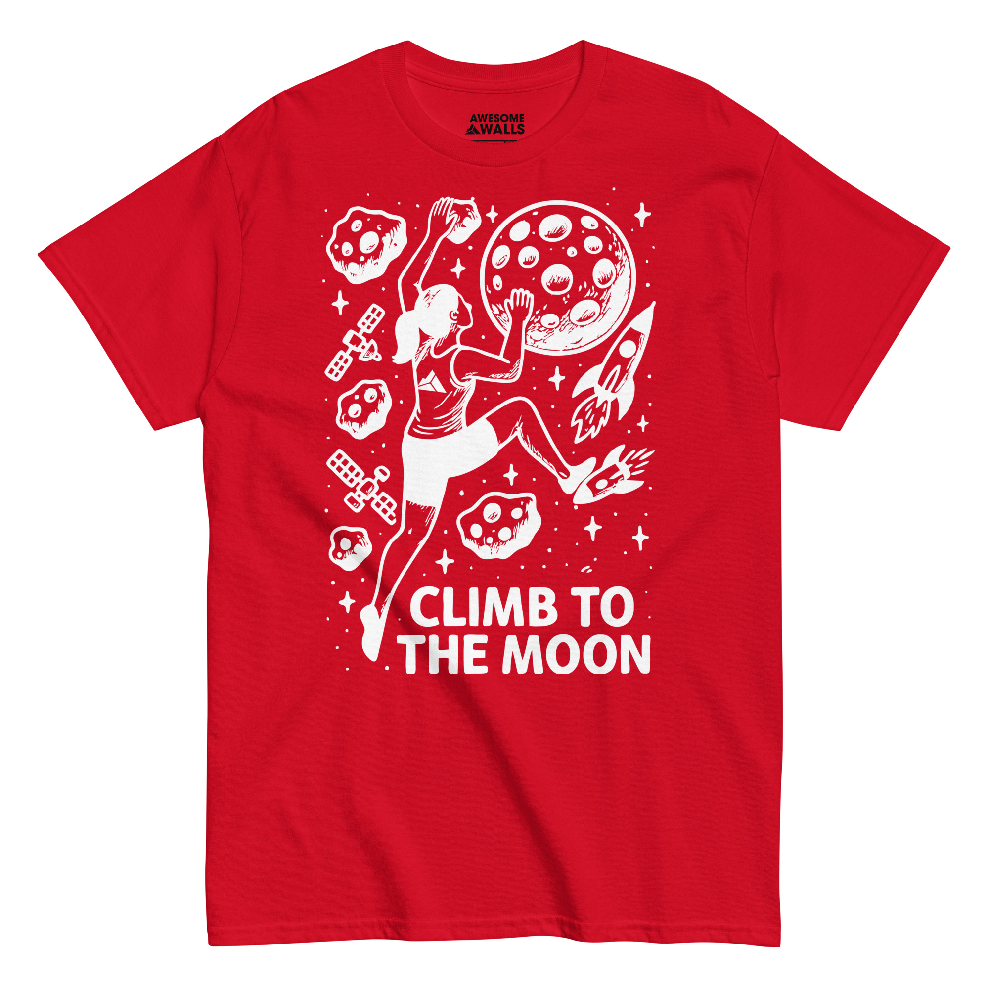 Awesome Walls - Climb to the Moon Tee - Image 9